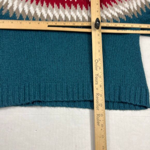 American Eagle Sweater Chunky Knit Sweater Fair Isle Nordic Holiday Pullover XS - Picture 5 of 10